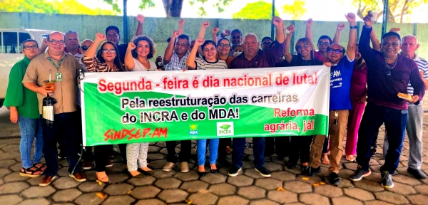 A assembleia promovida pelo Sindsep-AM ocorreu na sede regional do Incra em Manaus