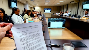 Documento com informações sobre a reestruturação de carreiras do Incra foi repassado a superintendentes durante reunião